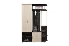 Прихожая Домино венге/дуб млечный в Урае - uraj.mebel-tymen.ru | фото