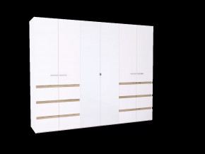 Анона 7 Шкаф для одежды и белья 6-створчатый в Урае - uraj.mebel-tymen.ru | фото