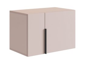 Антресоль двухдверная L600 Баско кашемир в Урае - uraj.mebel-tymen.ru | фото