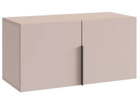 Антресоль двухдверная L800 Баско кашемир в Урае - uraj.mebel-tymen.ru | фото