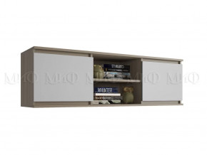 Антресоль Челси Белый глянец, дуб сонома в Урае - uraj.mebel-tymen.ru | фото