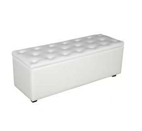 Банкетка Монако-2 (белый) в Урае - uraj.mebel-tymen.ru | фото