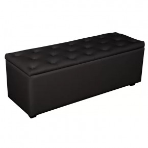 Банкетка Монако-2 (черный) в Урае - uraj.mebel-tymen.ru | фото