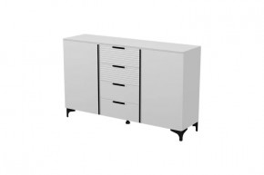 Брента Комод 4 ящика 2 двери Белый в Урае - uraj.mebel-tymen.ru | фото