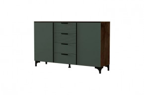 Брента Комод 4 ящика 2 двери Оливковый в Урае - uraj.mebel-tymen.ru | фото
