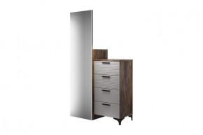 Брента Комод с зеркалом Жемчуг в Урае - uraj.mebel-tymen.ru | фото