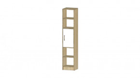 Детская Буратино Стеллаж  сонома/белый в Урае - uraj.mebel-tymen.ru | фото