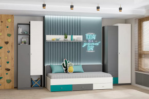 Детская Клео ОК-1, графит, миндаль, океан Диал в Урае - uraj.mebel-tymen.ru | фото