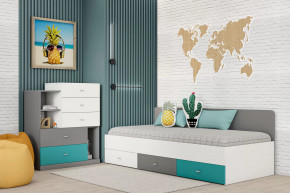 Детская Клео ОК-4, графит, миндаль, океан Диал в Урае - uraj.mebel-tymen.ru | фото