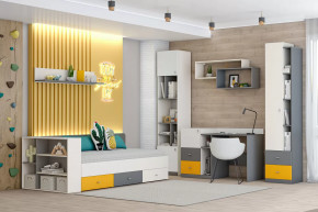 Детская Клео С-2, графит, миндаль, солнечный Диал в Урае - uraj.mebel-tymen.ru | фото