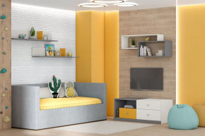 Детская Клео С-6, графит, миндаль, солнечный Диал в Урае - uraj.mebel-tymen.ru | фото