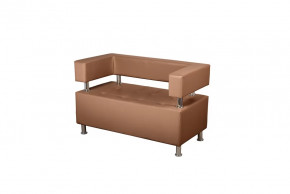 Диван 2-х местный Рейли (коричневый) в Урае - uraj.mebel-tymen.ru | фото