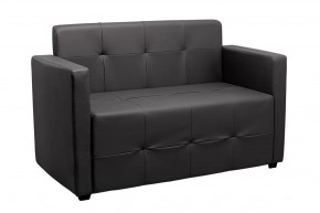 Диван 2-х местный Ситено (черный) в Урае - uraj.mebel-tymen.ru | фото