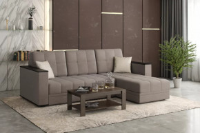 Диван АТЛАНТ угловой без столика Капри 13 кофе в Урае - uraj.mebel-tymen.ru | фото