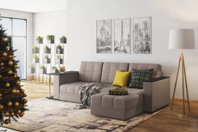 Диван АТЛАНТ угловой со столиком Капри 4 бежевый в Урае - uraj.mebel-tymen.ru | фото