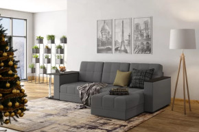 Диван АТЛАНТ угловой со столиком Neo 26 графит темно-серый в Урае - uraj.mebel-tymen.ru | фото