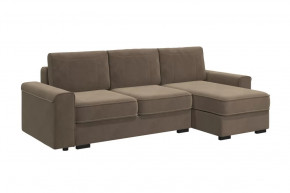 Диван-кровать угловой "Леон" серо-бежевый в Урае - uraj.mebel-tymen.ru | фото
