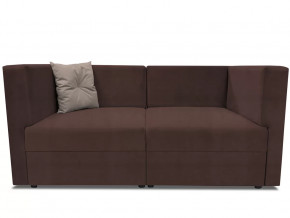 Диван модульный прямой Бергамо две секции Dream Chocolate кат. 3 в Урае - uraj.mebel-tymen.ru | фото