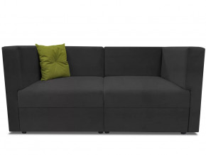 Диван модульный прямой Бергамо две секции Dream Grafit кат. 3 в Урае - uraj.mebel-tymen.ru | фото