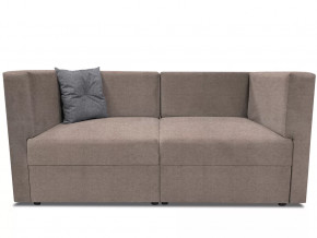 Диван модульный прямой Бергамо две секции Savana Plus Mocca кат. 1 в Урае - uraj.mebel-tymen.ru | фото