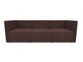 Диван модульный прямой Бергамо три секции Dream Chocolate кат. 3 в Урае - uraj.mebel-tymen.ru | фото