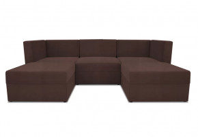Диван модульный угловой Бергамо пять секций Dream Chocolate кат. 3 в Урае - uraj.mebel-tymen.ru | фото