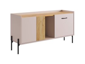 Тумба Доминика кашемир/дуб крафт золотой в Урае - uraj.mebel-tymen.ru | фото