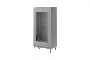 Фарго Шкаф витрина ШР-2 Антрацит в Урае - uraj.mebel-tymen.ru | фото