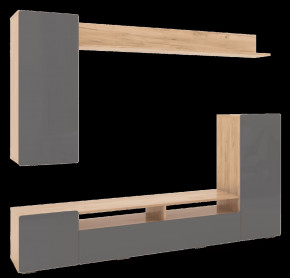 Гостиная Альфа Дуб Золото / Графит Софт в Урае - uraj.mebel-tymen.ru | фото