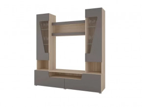 Гостиная Анталия 2 Сонома - Графит софт в Урае - uraj.mebel-tymen.ru | фото