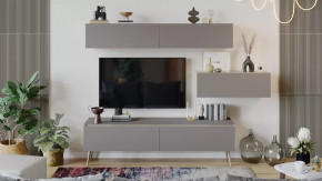 Гостиная «Глосс» №6 Баттл Рок, Бежевый в Урае - uraj.mebel-tymen.ru | фото