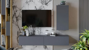 Гостиная «Порто» №5 Яблоня Беллуно, Графит софт в Урае - uraj.mebel-tymen.ru | фото