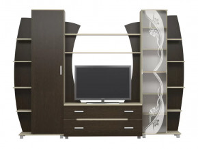 Гостиная Тиана-3 (Дуб Белфорт/Дуб Венге) в Урае - uraj.mebel-tymen.ru | фото