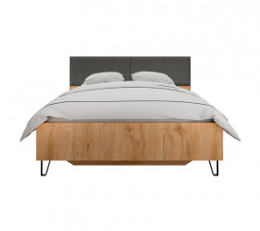 GRACE кровать LOZ160х200 (Дуб наварра/ Графит) в Урае - uraj.mebel-tymen.ru | фото