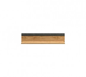 GRACE полка POL98 (Дуб наварра/Графит) в Урае - uraj.mebel-tymen.ru | фото