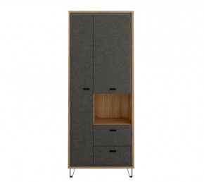 GRACE шкаф REG2D2S (Дуб наварра/Графит) в Урае - uraj.mebel-tymen.ru | фото