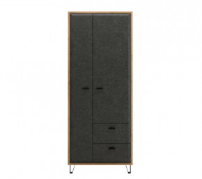 GRACE шкаф SZF2D2S (Дуб наварра/Графит) в Урае - uraj.mebel-tymen.ru | фото