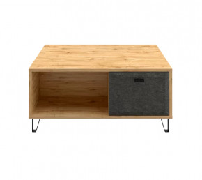 GRACE стол журнальный LAW2D (Дуб наварра/Графит) в Урае - uraj.mebel-tymen.ru | фото