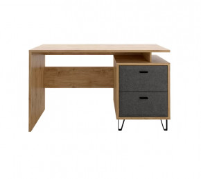 GRACE стол письменный BIU2S  (Дуб наварра/Графит) в Урае - uraj.mebel-tymen.ru | фото