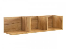 Полка навесная 2 Рич дуб крафт золотой в Урае - uraj.mebel-tymen.ru | фото