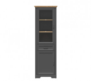 JASMIN шкаф REG1W1D1S (Графит/ Дуб артизан) в Урае - uraj.mebel-tymen.ru | фото