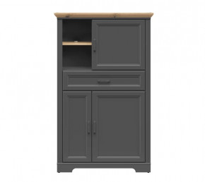 JASMIN шкаф REG3D1S (Графит/ Дуб артизан) в Урае - uraj.mebel-tymen.ru | фото