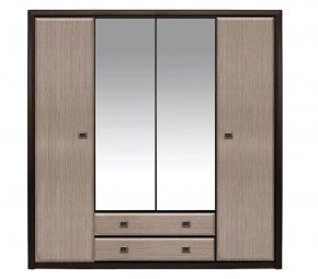 КОЕН шкаф с зеркалом SZF4D2S (Венге/Штрокс) в Урае - uraj.mebel-tymen.ru | фото