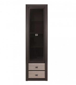 КОЕН шкаф-витрина REG1W2S (Венге/Штрокс) в Урае - uraj.mebel-tymen.ru | фото