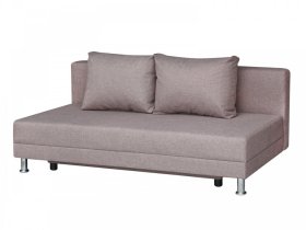 Диван Комфорт Лайт без подлокотников 2 подушки латте в Урае - uraj.mebel-tymen.ru | фото