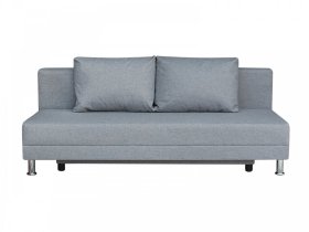 Диван Комфорт Лайт без подлокотников 2 подушки грей в Урае - uraj.mebel-tymen.ru | фото