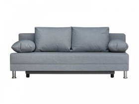 Диван Комфорт без подлокотников 4 подушки грей в Урае - uraj.mebel-tymen.ru | фото