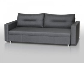Диван Комфорт с прямыми подлокотниками графит в Урае - uraj.mebel-tymen.ru | фото