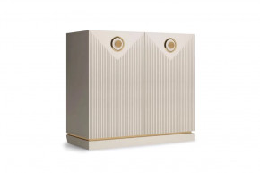 Комод 2-дверный "Капри" Сатин/Сатин в Урае - uraj.mebel-tymen.ru | фото