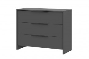 Комод 3 ящика Камелия 1 Серия 2, графит в Урае - uraj.mebel-tymen.ru | фото